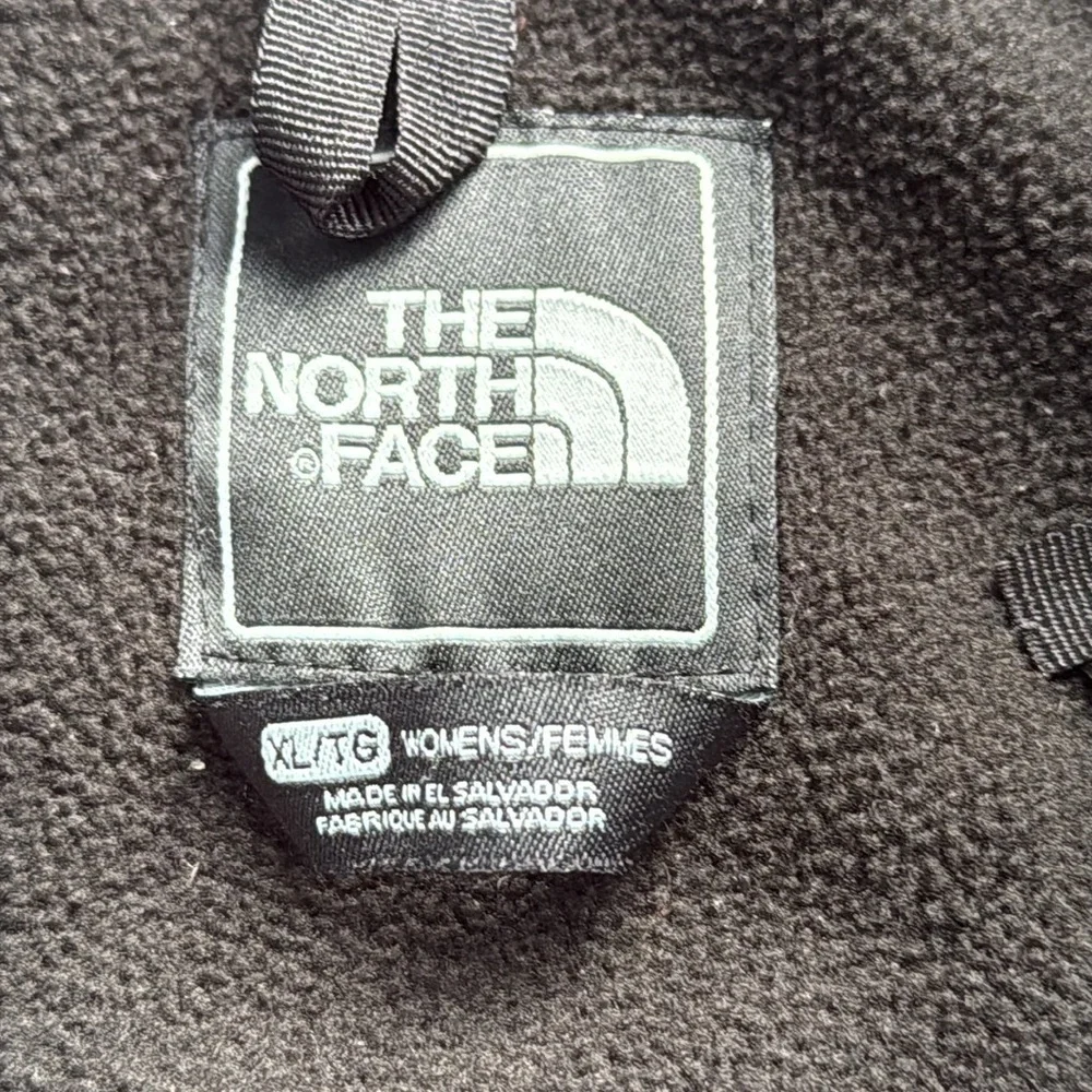 The North Face Girl's Polartec Black Zipper Front Fleece Jacket Size XL